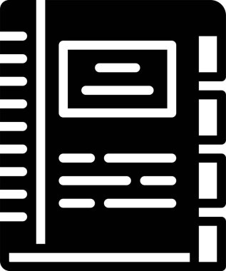 kitap simgesi, vektör illüstrasyonu