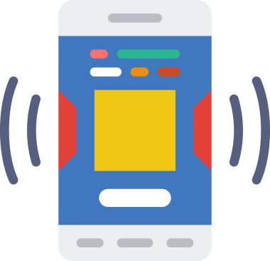 Bu resim renkli düz simgenin bir vektör illüstrasyonudur