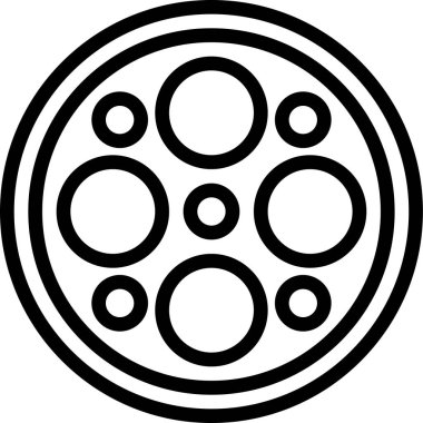 Beyaz arkaplanda Cerrahi Işık vektör simgesi