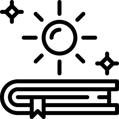 kitap simgesi, vektör illüstrasyonu