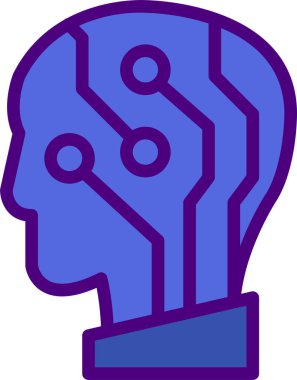 Beyin ile zeka kavramı, vektör illüstrasyonu