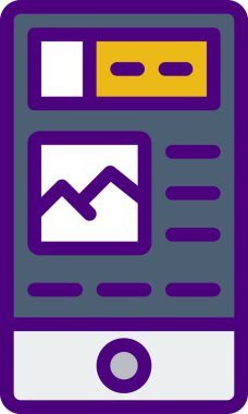 Web makalesi, basit vektör tasarımı illüstrasyonu