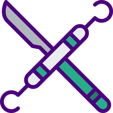 Diş simgesi, tıbbi konsept, vektör illüstrasyonu