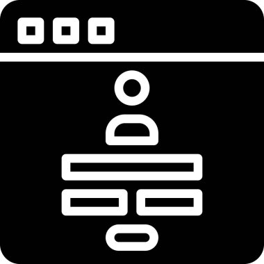 Otel ve bilim hattı vektör simgesi.