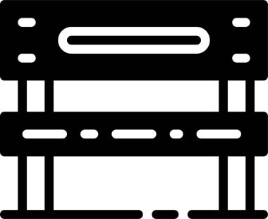 Metnin için bir yeri olan ahşap bank 