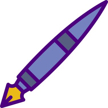 kalem simgesi, vektör illüstrasyonu 