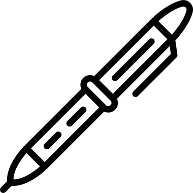 kalem simgesi, vektör illüstrasyonu 