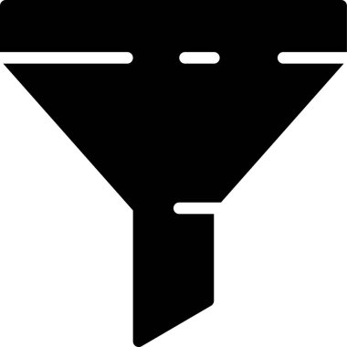 Filtreler. Web simgesi basit illüstrasyon