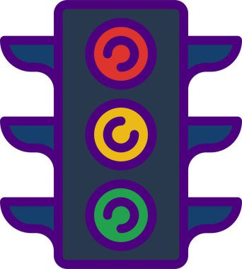 F harfinin vektör illüstrasyonu