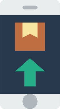 lojistik dağıtım vektör simgeleri 