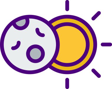 Ağ için bir arkaplanın Hilal Ay vektör illüstrasyonunun cilalanması 