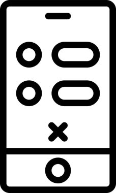 Ayarlar simgesi, basit vektör illüstrasyonu 