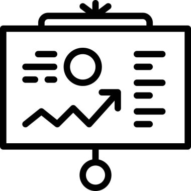 Matematik sınıfının tebeşir tahtası, basit vektör illüstrasyonu