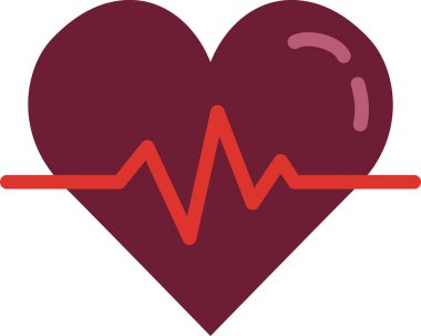 Sağlık web simgesi, basit vektör illüstrasyonu