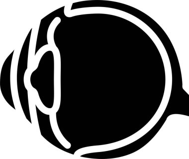 Göz simgesi, vektör illüstrasyonu  