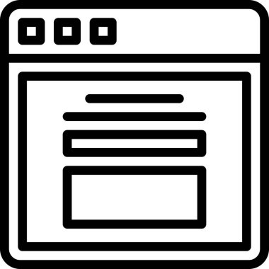 Web ve mobil uygulama için bir arkaplan vektör çizimi 