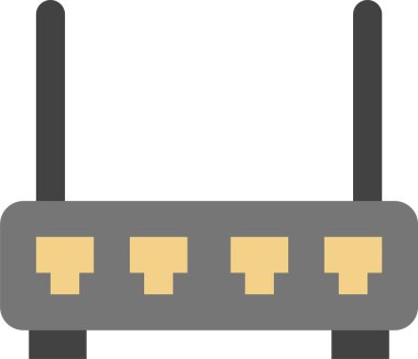 Yönlendirici simgesi, vektör illüstrasyonu