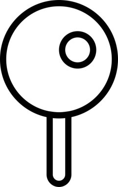 navigasyon işaretleyici satır vektör simgesi 