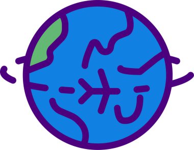 dünya vektör resimleme arkaplanı