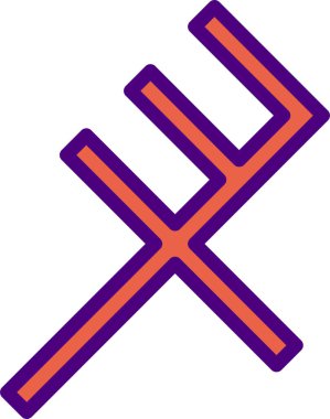 Renkli bir vektör simgesi