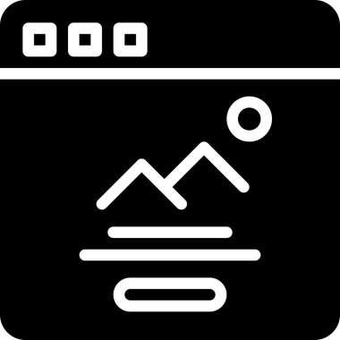 resim simgesi, vektör çizimi 