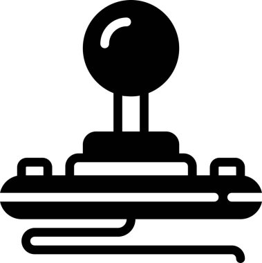 Oyun kolu. Web simgesi basit illüstrasyon 