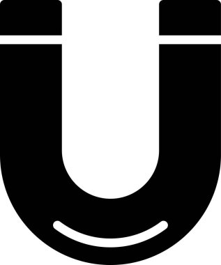 Mıknatıs Web simgesi basit illüstrasyon