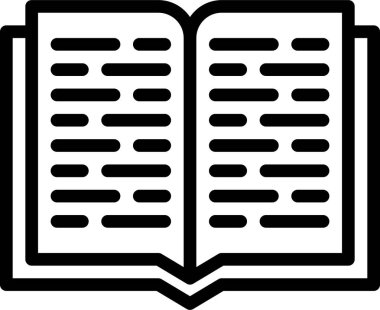 Eğitim ve öğrenme simgesinin vektör illüstrasyonu