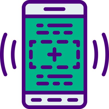 beyaz arkaplandaki grafik vektör simgesi