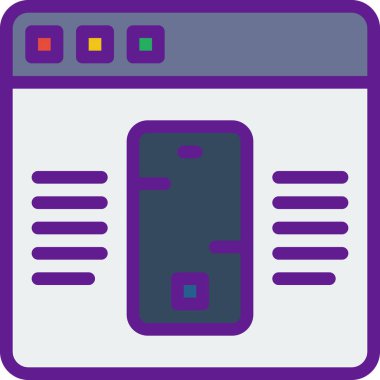 Web tasarımı için bir arkaplanın vektör illüstrasyonu