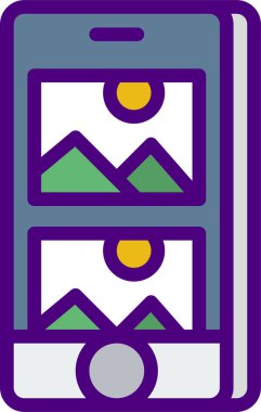 resim simgesi, vektör çizimi 