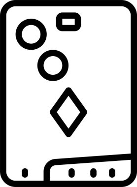 Kart simgesi, vektör illüstrasyonu