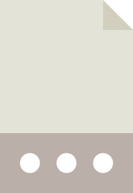 dosya biçimi web simgesi, vektör illüstrasyonu 