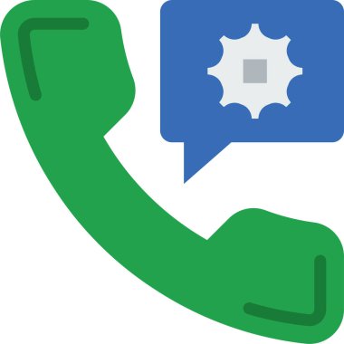 Beyaz arkaplanda teknik destek simgesi