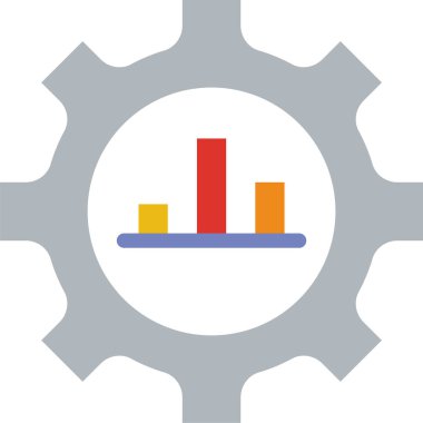 Beyaz arkaplanda basit vektör simgesi