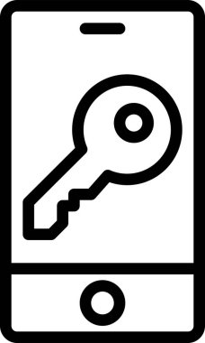 telefon simgesi, basit vektör illüstrasyonu 