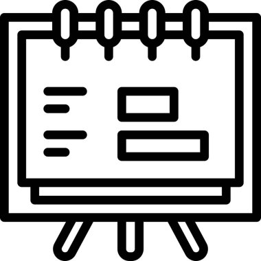 Bilim ve eğitim vektörü simgesi.