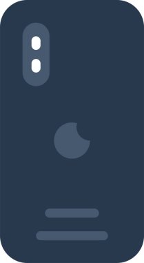 Beyaz arkaplanda izole edilmiş bir kameranın vektör çizimi