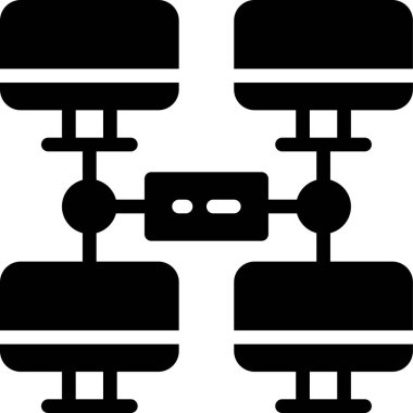 Ofis binasının ahşap çizimi