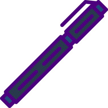 kalem simgesi, vektör illüstrasyonu 