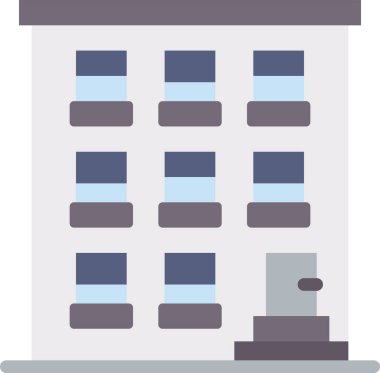 Yapı ve inşaat simgelerinin vektör illüstrasyonu 