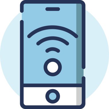 wi fi simgesi, vektör illüstrasyonu