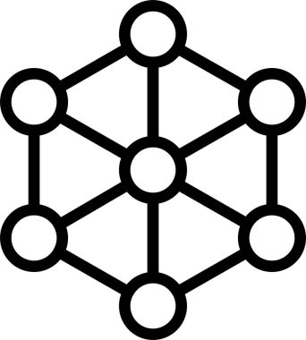 Beyaz arkaplanda diyagram çizgi vektör simgesi 