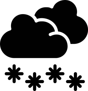 Web ve mobil için bulut vektörü simgeleri