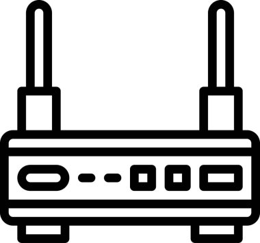 Yönlendirici simgesi, vektör illüstrasyonu