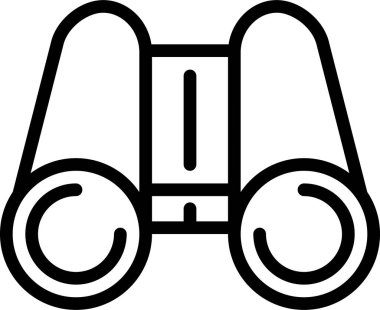 Arama simgesi, basit vektör illüstrasyonu 