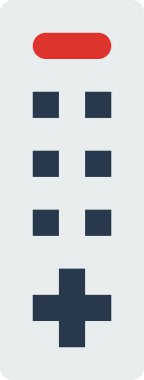 Video simgesi, basit vektör illüstrasyonu 