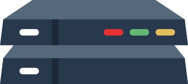 Oyun Konsolu simgesi, vektör illüstrasyonu