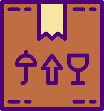 lojistik dağıtım vektör simgeleri 