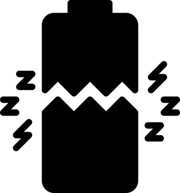 pil simgesi, vektör illüstrasyonu